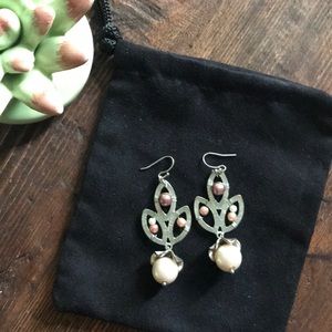 Beautiful Faux Pearl Earrings